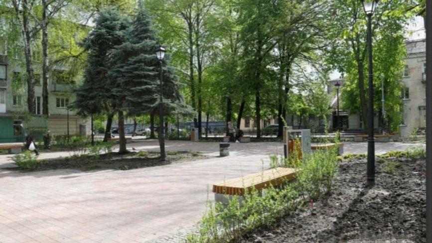 У Житомирі провели аудит безпеки нового скверу на розі вулиць Князів Острозьких та Київської