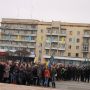 На День студента молоді люди пройшлися мирною ходою до бувшого пам’ятника Леніну