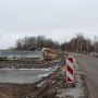 На Житомирщині триває відбудова мосту через річку Тростяниця на міжнародній автодорозі М-21