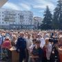 Коростенці протестують проти відміни "чорнобильської зони": мітинг біля міськради, "Варшавка" перекрита