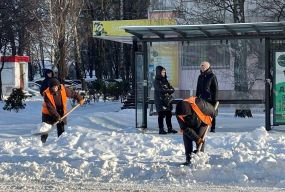 Житомир прибирають від снігу: залучені комунальні служби, ОСББ та керуючі компанії