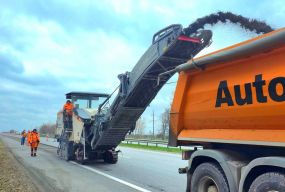 Через ремонт міжнародної дороги у Звягельському районі на Житомирщині водіїв просять бути обережними