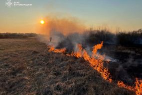 Знову пожежі на відкритих територіях: за добу вигоріло понад 7 га