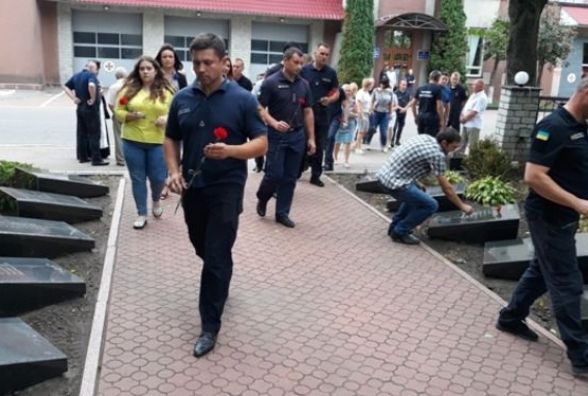 Рятувальники вшанували колег, які загинули при виконанні службових обов’язків
