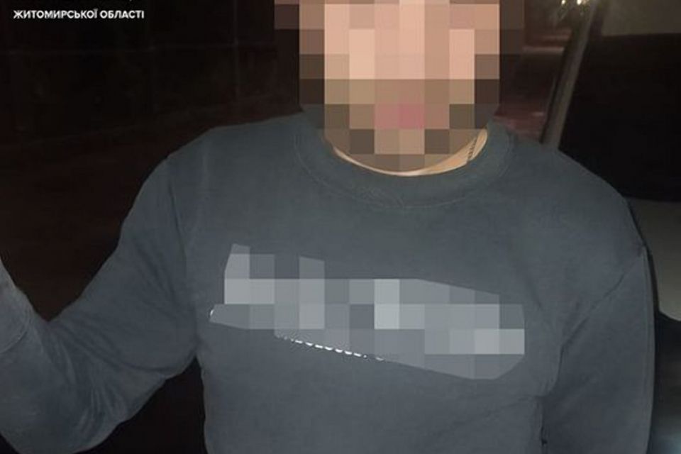 Пограбував знайому: у Житомирі затримали злодія