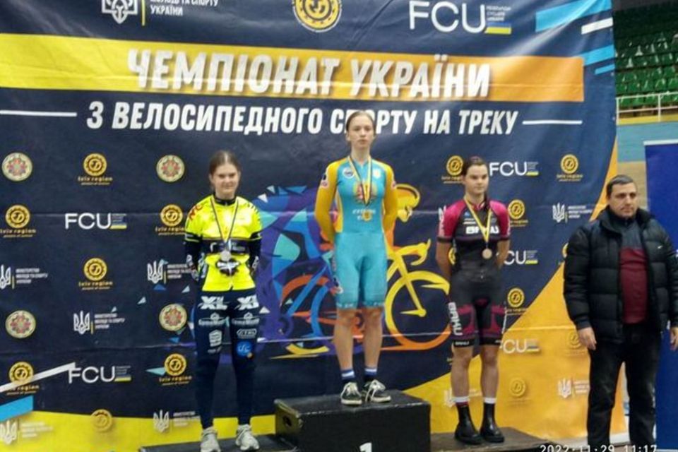 Житомирянка Анастасія Фурник стала дворазовою чемпіонкою України з велосипедного спорту