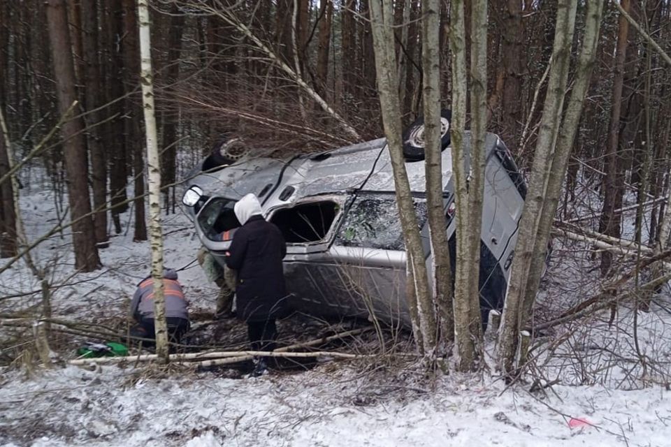 На автодорозі Дубрівка-Висока Піч автомобіль злетів у кювет: травмувалися двоє дітей та троє дорослих