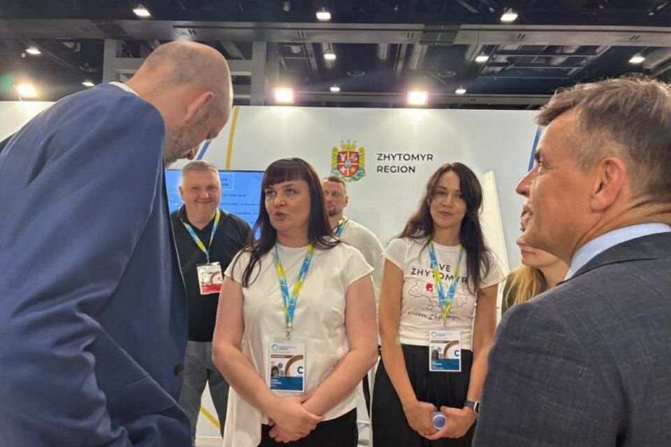 Конференція з питань відновлення України в Римі. Відбудова ліцею №25 у Житомирі
