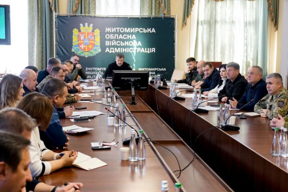 Віталій Бунечко провів Раду оборони Житомирської області