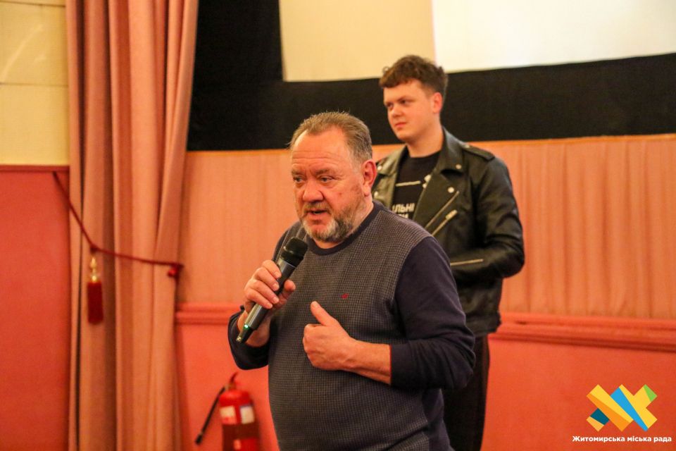 У Житомирі відбувся спеціальний показ «Діла Безп’ятого» за участю Богдана Бенюка