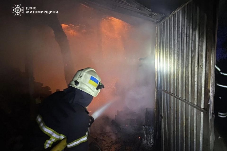 Вночі у Бердичеві горів магазин