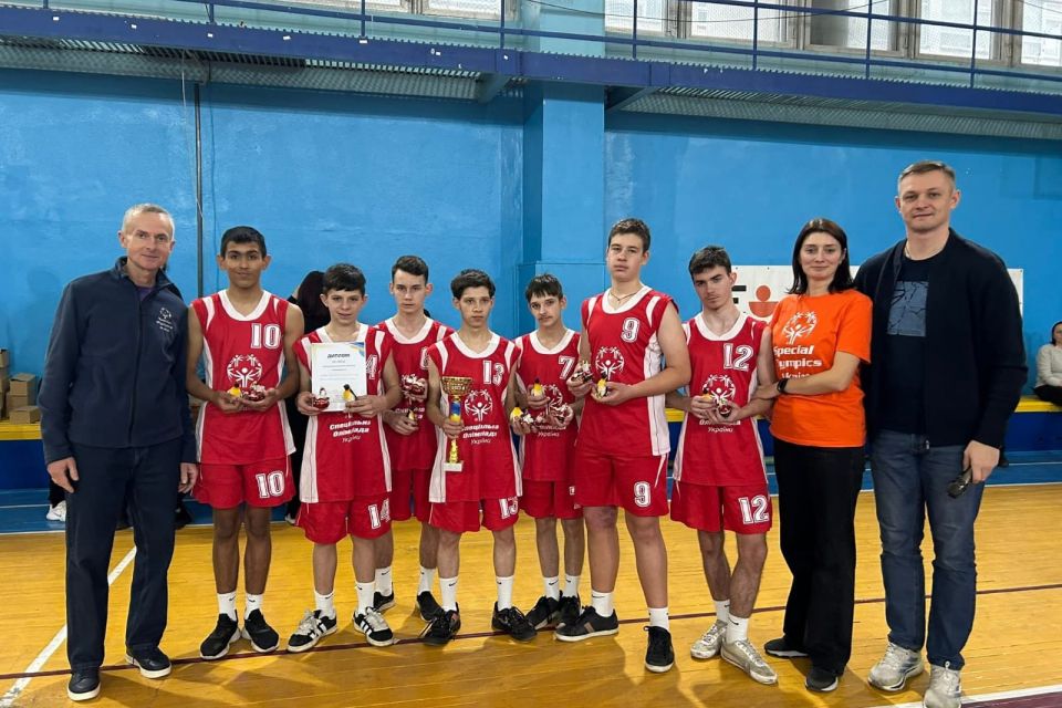 Спортсмени Житомирщини вибороли золоті медалі на Відкритих змаганнях Спеціальної Олімпіади України з баскетболу