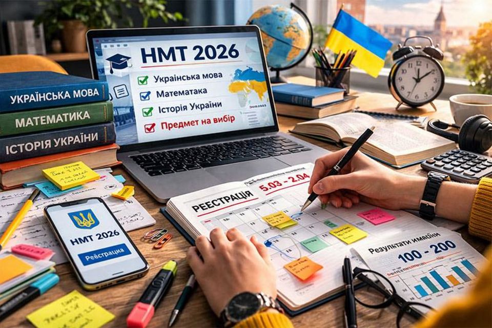 Реєстрація на НМТ-2026 стартує 5 березня