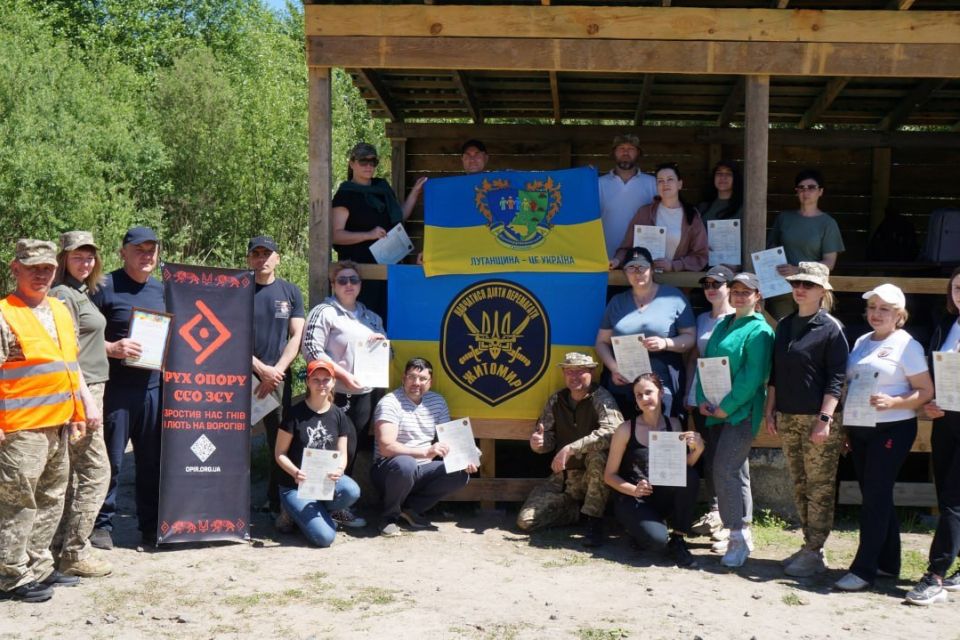 Переселенці та охочі громадяни пройшли підготовку з національного спротиву