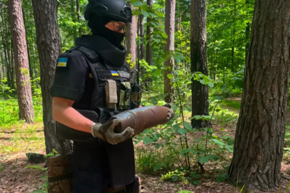 Піротехніки ДСНС області знищили два артилерійські снаряди часів Другої світової війни