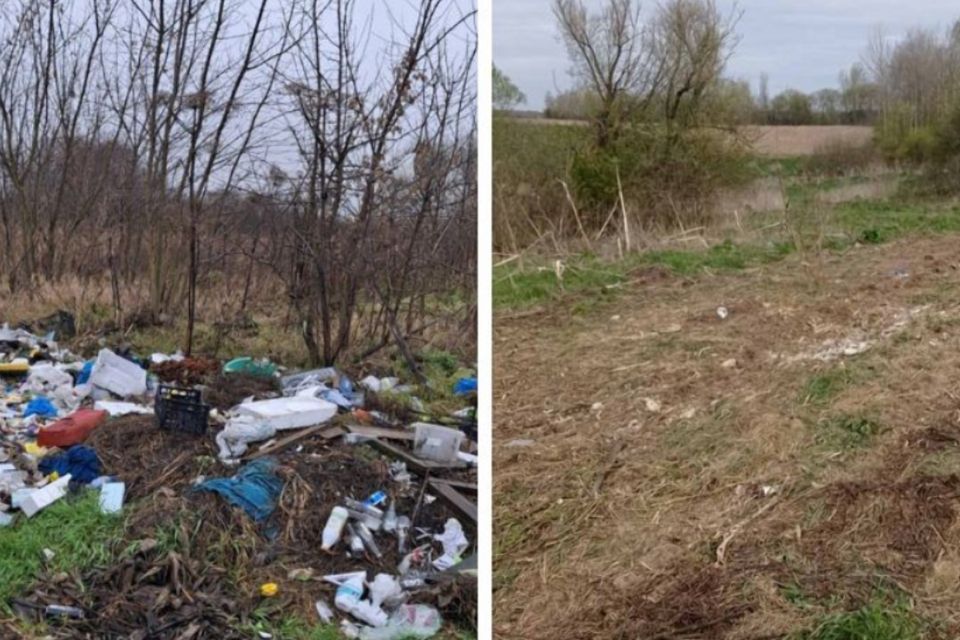 Поблизу сіл Іванків та  Кам’янка Оліївської ТГ ліквідовано чотири несанкціоновані місця розміщення відходів