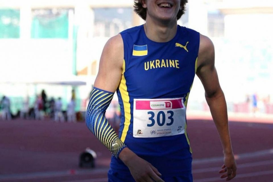 Житомирський легкоатлет Дмитро Багінський виборов "золото" чемпіонату Балканської асоціації легкої атлетики