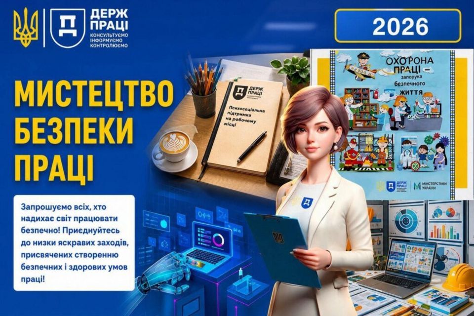 Триває реєстрація на конкурс «Мистецтво безпеки праці-2026». Встигніть долучитися