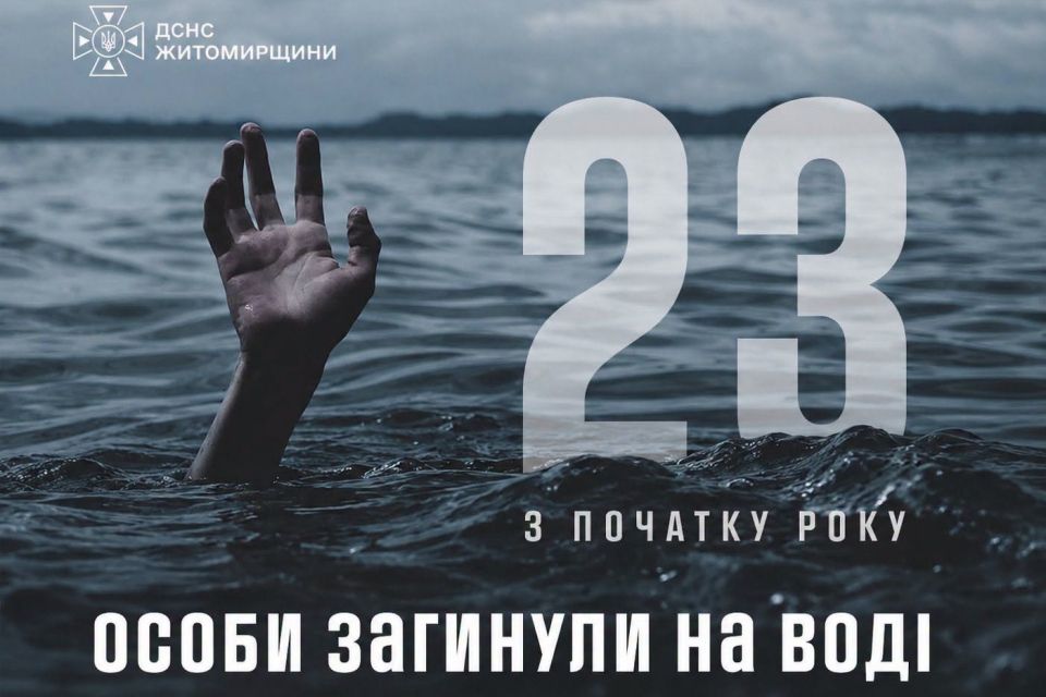 На водоймах області минулої неділі втопилося двоє людей - загалом з початку року уже 23 випадки загибелі на воді