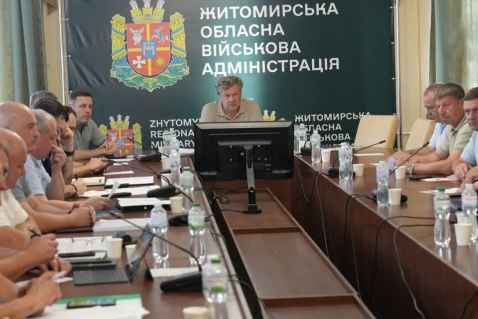 Віталій Бунечко провів засідання Ради оборони Житомирщини