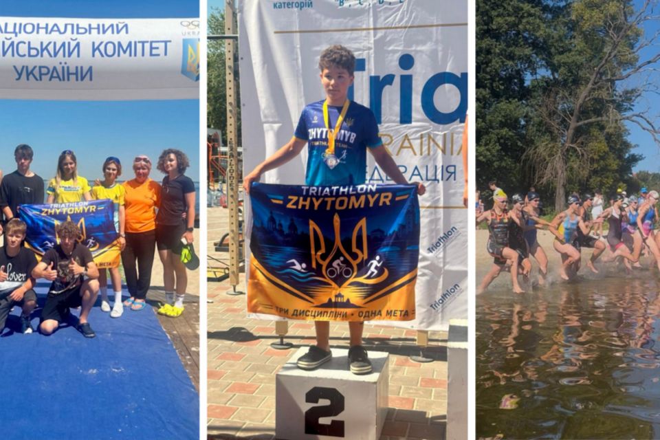 Житомирські триатлети – серед лідерів чемпіонату України з акватлону!
