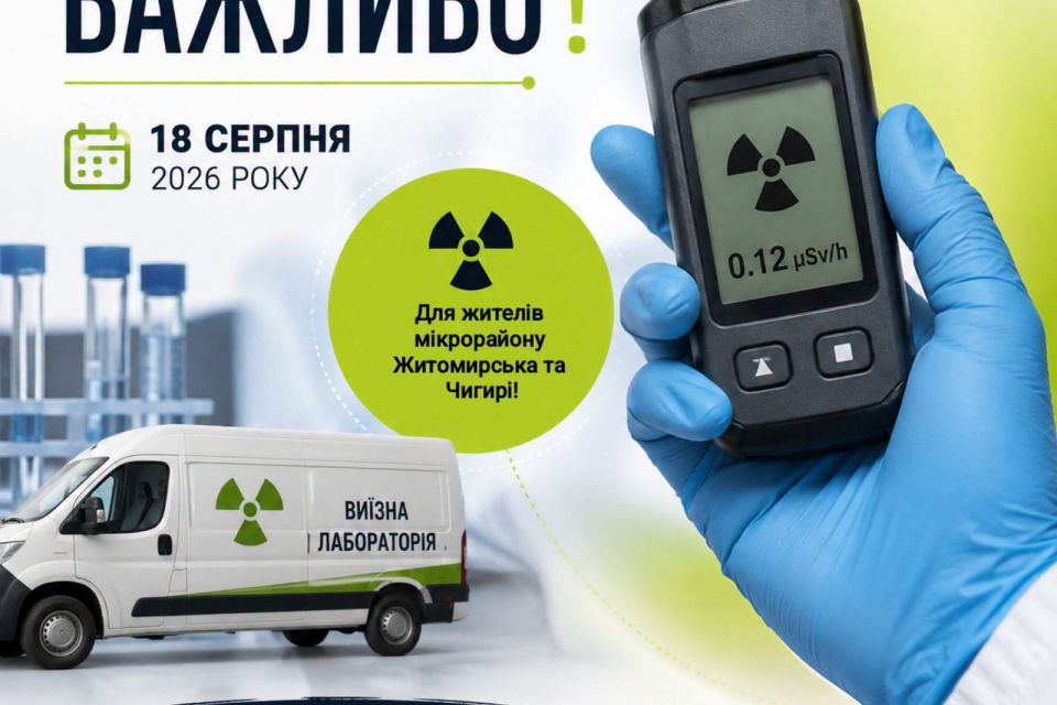 У Коростені фахівці вимірюють рівень радіаційного фону: жителів закликають долучитися