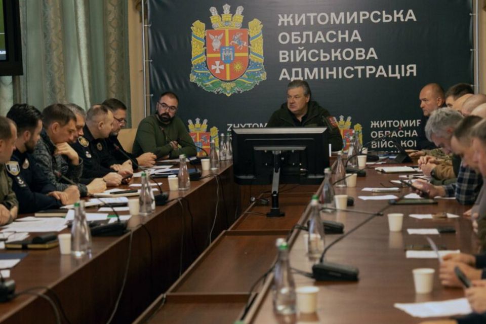 Віталій Бунечко провів засідання Ради оборони Житомирщини