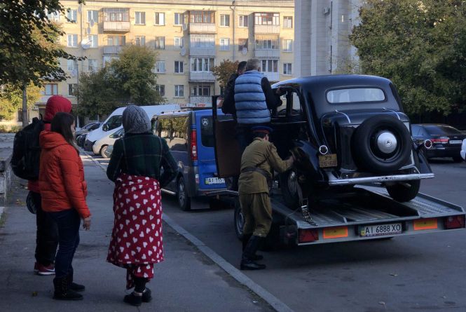 У центрі Житомира продовжують зйомки фільму про С.П. Корольова — «Незламний»