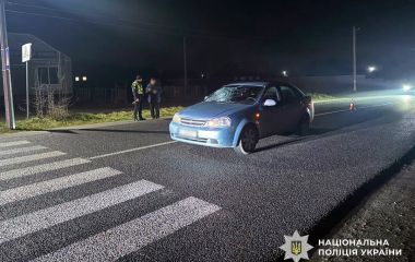 У Корчаку в ДТП травмовано жінку, яка перетинала автошлях по пішохідному переходу