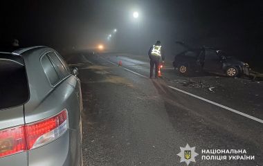Внаслідок лобового зіткнення двох автівок один водій загинув, постраждали 5 пасажирів, в тому числі троє дітей