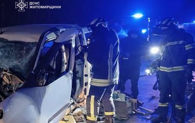 ДТП поблизу Кам’янки: рятувальники деблокували травмованого водія