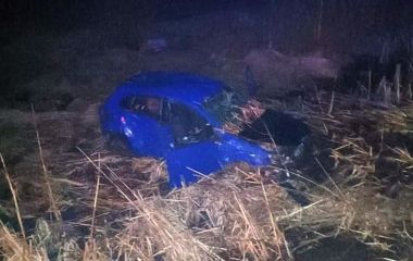 25-річний полтавець за кермом авто  з’їхав в кювет на Коростенщині: травмовано пасажира