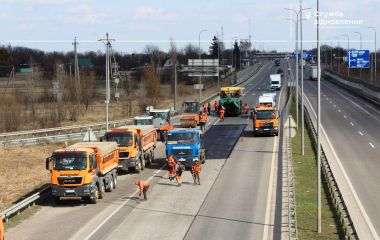 За минулий тиждень ліквідовано понад 26 тис. кв. м вибоїн на дорогах Житомирщини