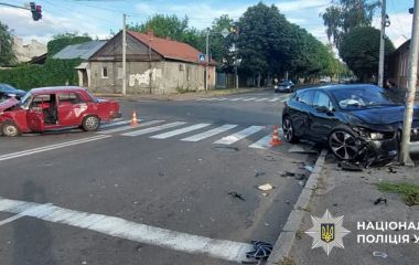 ДТП на перехресті Мазепи та Гоголівської:  травмовано 68-річного водія