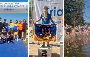 Житомирські триатлети – серед лідерів чемпіонату України з акватлону!