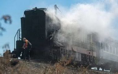 Реактивний шахед влучив у локомотив потяга Житомир — Одеса