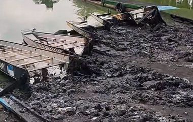 Нічний підпал у Гідропарку Житомира: знищено човни «Дракон». ВІДЕО