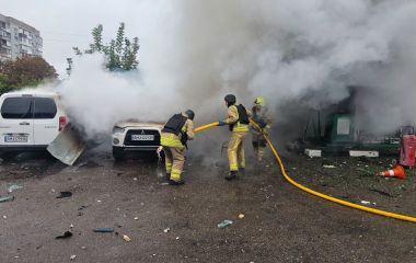 Ворог вдарив по автозаправці в передмісті Звягеля