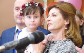 На свято останнього дзвоника у Житомирі завітала дружина Президента Марина Порошенко (ФОТО)