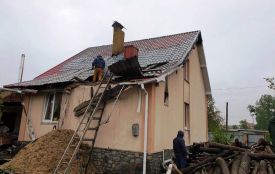 У Новограді-Волинському від парної загорівся будинок