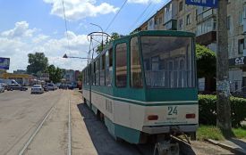 Затримка руху трамваїв у Житомирі