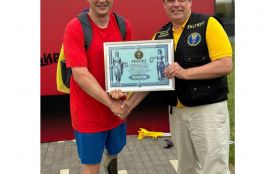 Ветеран АТО з Житомира встановив рекорд України під час марафону "Із полум'я зродились"