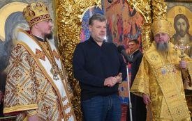 Митрополит Епіфаній відслужив Божественну літургію у Свято-Михайлівському кафедральному соборі