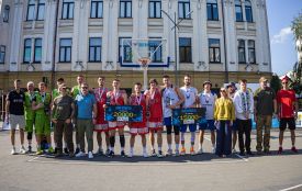 У першому турі Кубку України з баскетболу 3 х 3 серед дорослих команд перемогла команда СумДУ-1