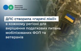 ДПС створила «гарячі лінії» для мобілізованих ФОПів та ветеранів