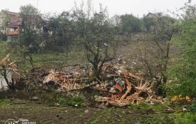 Екоінспектори фіксують шкоду, нанесену довкіллю внаслідок комбінованої атаки крилатих ракет в Коростишеві