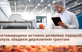 Житомирщина активно розвиває переробну галузь завдяки державним грантам