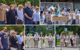 «Тиша, що говорить»: У Житомирі вшанували пам’ять дітей, загиблих у війні. ФОТО. ВІДЕО