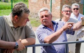 Віталій Бунечко оглянув роботу новозбудованих очисних споруд у Романові