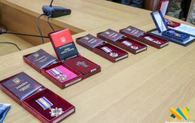 Рідні загиблих Героїв отримали державні та відомчі нагороди